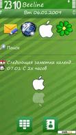 Download mobile theme yo GreenApple
