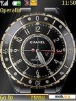 Download mobile theme chanel clock