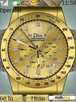 Download mobile theme dior clock