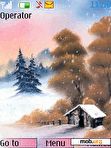 Download mobile theme animated winter