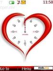 Скачать тему Heart Clock