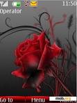 Download mobile theme Red Rose