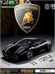 Download mobile theme Lamborghini clock