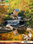 Download mobile theme Autumn on the mill.