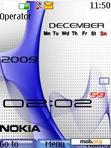 Download mobile theme Nokia Blue Calendar