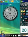 Download mobile theme Vista Clock