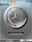 Download mobile theme Mercedes Clock