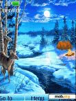 Download mobile theme Winter forest