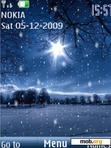 Download mobile theme Winter night, anim 12 pictures