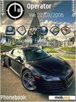 Download mobile theme Audi R8 Black