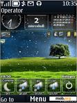 Download mobile theme Animated Green