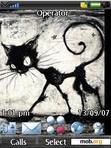 Download mobile theme Black cat !