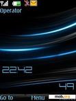 Download mobile theme Nice Abstract Clock