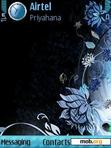 Download mobile theme blue floral