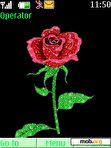 Download mobile theme Animated Rose