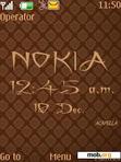 Скачать тему Nokia Digital Clock By ACAPELLA