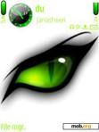 Скачать тему Green eye