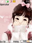 Download mobile theme lovely girl