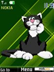 Download mobile theme Surprised cat, anim