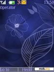 Download mobile theme Blue Floral