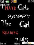 Скачать тему i hate girLz