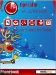 Download mobile theme Ringing Reindeer