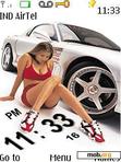 Download mobile theme Car Clock