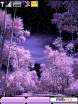 Download mobile theme animated purple nature