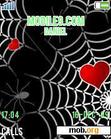 Download mobile theme Spider Heart