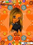 Download mobile theme Orange doll