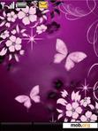 Download mobile theme Pink Butterfly