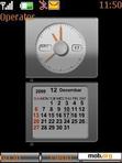 Скачать тему Clock Calender