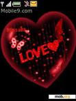 Download mobile theme love Heart