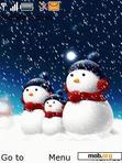 Download mobile theme Animated Snowmen