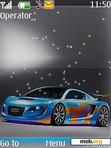 Download mobile theme Audi Blue Clock