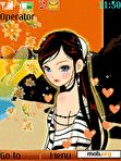 Download mobile theme Animated girl_by_shawan