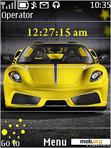 Download mobile theme Ferrari Clock