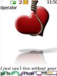 Download mobile theme hang heart