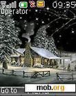 Download mobile theme Christmas snow