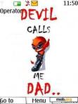 Download mobile theme DeviL callz Me DaD