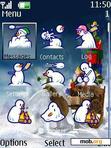 Download mobile theme Christmas snow