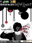 Download mobile theme emo love