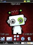 Download mobile theme Cute Cube Mascot