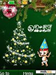 Download mobile theme New year3 clock animated