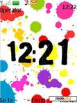 Download mobile theme Color clock