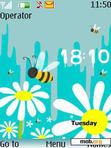 Download mobile theme Honeybee clock