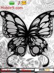 Download mobile theme goth butterfly