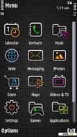 Скачать тему black layer omnia icons