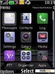 Download mobile theme Iphone Black clock