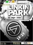 Download mobile theme Linkin Park clock